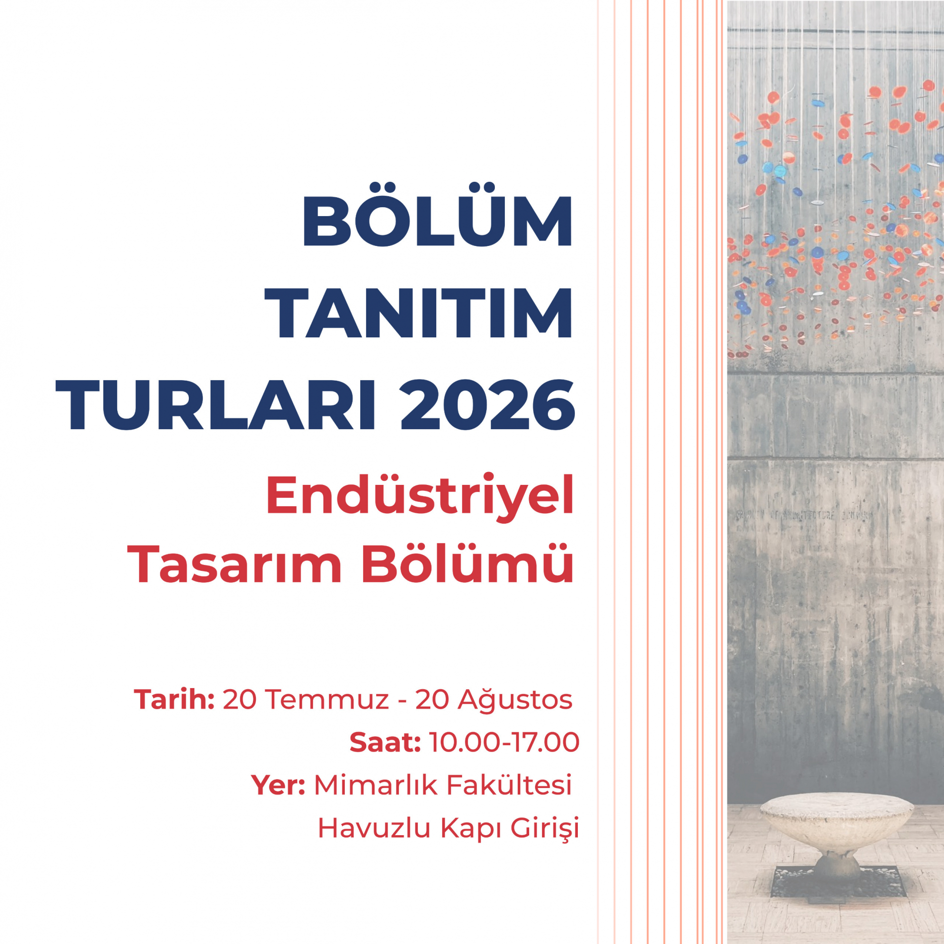 ODTÜ Endüstriyel Tasarım Bölümü tanıtım görseli 1